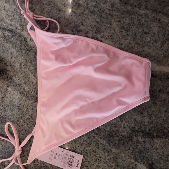 Wild Fable Pink String Bikini with Rhinestones - Picture 6 of 8